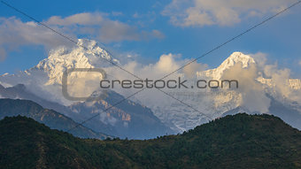 The Annapurna South and the Hiunchuli