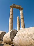 Temple of Hercules in Amman Citadel, Jordan