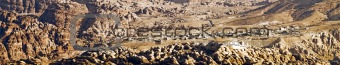 Petra in Jordan landscape