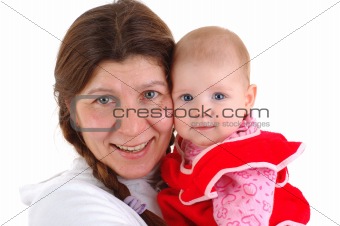 granny and a baby