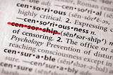 Dictionary Series - Miscellaneous: censorship censored