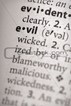 Dictionary Series - Philosophy: evil