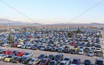Parking Lot Full of Cars