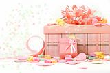 Gifts and candies for Valentine's Day