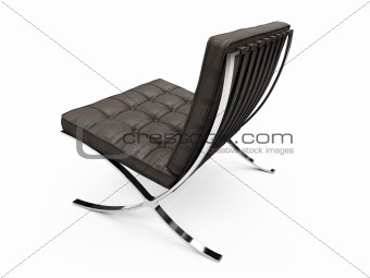 isolated modern furniture view