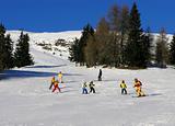 Learning to ski in Austria