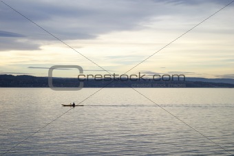 Kayak in the Ocean