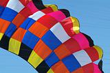 Detail of colourful kite