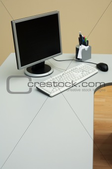 desk at office