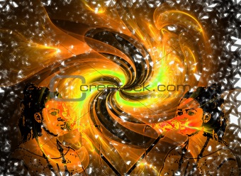 Disco, music, party, design background