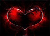 valentine fractal heart