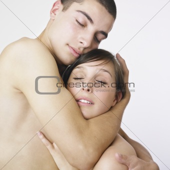 Hugging Couple