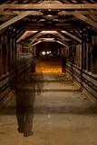 Ghost in Covered Bridge.