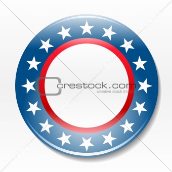 Election campaign badge icon graphic