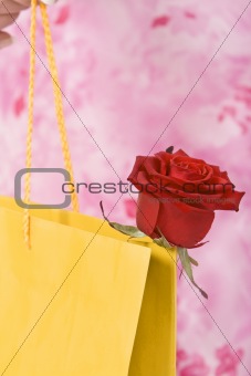 Valentine shopping abstract
