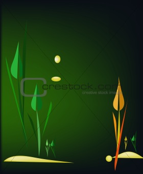 abstract floral design