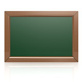 Blank green blackboard