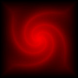 Abstract red fiery rotation movement.