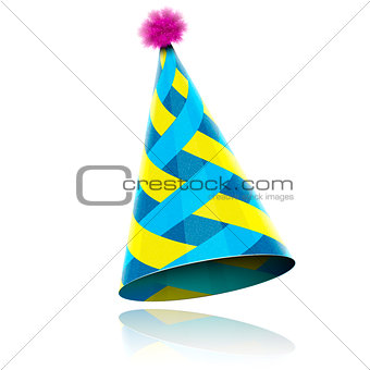 Glossy Cone-like Hat For Event Celebration.