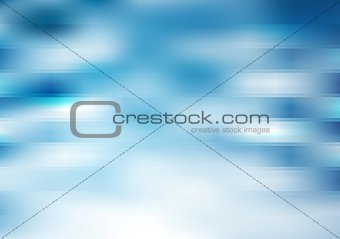 Blue stripes vector backdrop. Gradient mesh