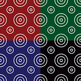 seamless pattern with white circles