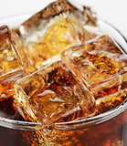 Cola With Ice Cubes