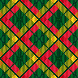 Checkered diagonal tartan fabric seamless texture 