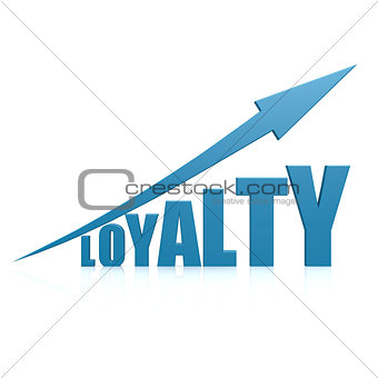 Loyalty blue arrow