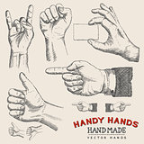 Handy Hands - Vector Hands Set 