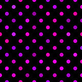 Seamless black dotted pattern 