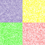 set of colored seamless texture of hexagons