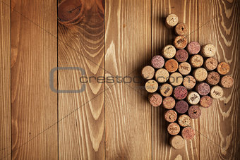 Grape shaped wine corks