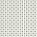 seamless pattern with geometric elements in retro style