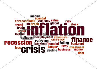 Inflation word cloud