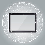 Tablet PC and sphere consisting of connections