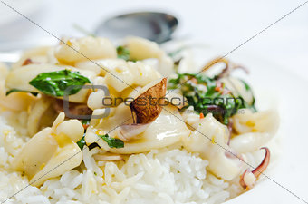 squid and rice
