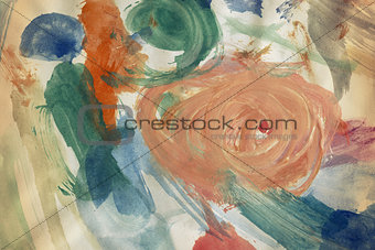Designed watercolor background  