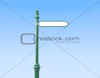 Classic Sign Post and one Sign sky
