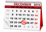 holiday calendar for Christmas