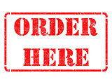 Order Here -  Red Rubber Stamp.