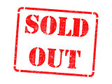 Sold Out on Red Rubber Stamp.