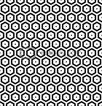 Honeycomb pattern. Seamless hexagons texture.
