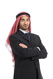 Arab saudi emirates business man posing