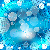 Abstract blue background design with shapes