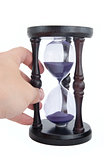 Old-fashioned hourglass 