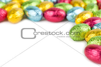Chocolate eggs frame