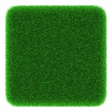 Grassy cube object