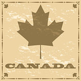 Old style Canada maple leaf