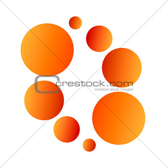 Vector logo balls