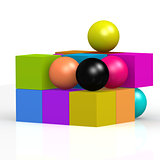 Color cube and sphere